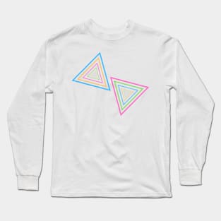 Triangle texture Long Sleeve T-Shirt